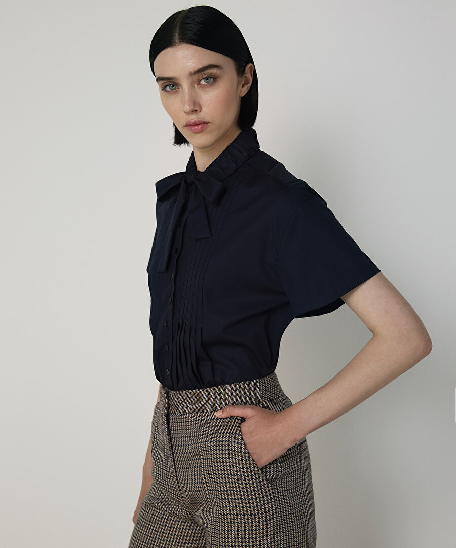 KAZAYAĞI DESEN YÜN PANTOLON