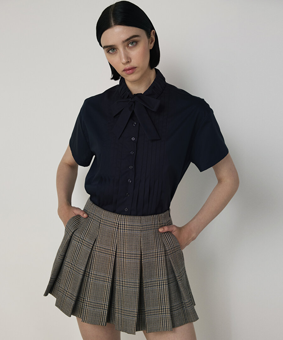 KAZAYAĞI DESEN ŞORT ETEK