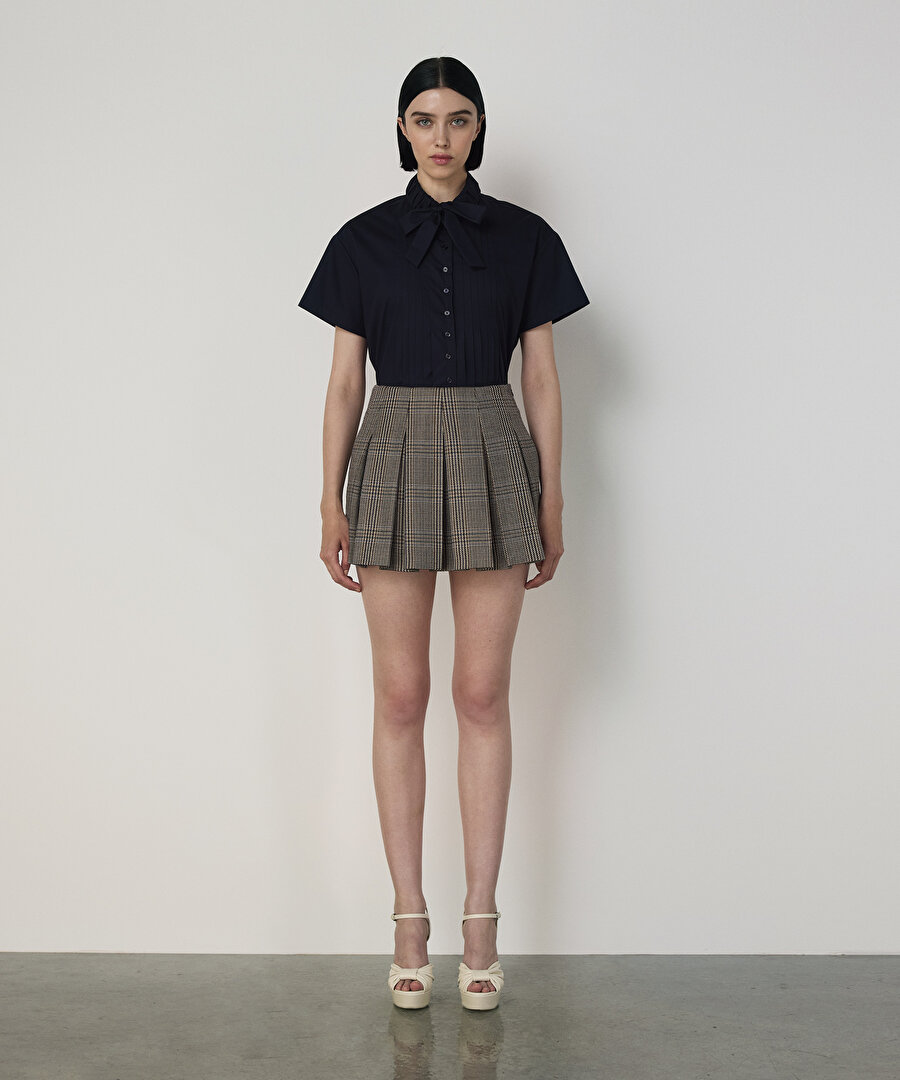 KAZAYAĞI DESEN ŞORT ETEK