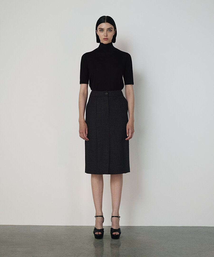 YIRTMAÇLI YÜN ETEK