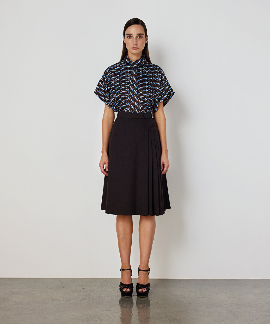 ASİMETRİK PİLELİ MİDİ ETEK