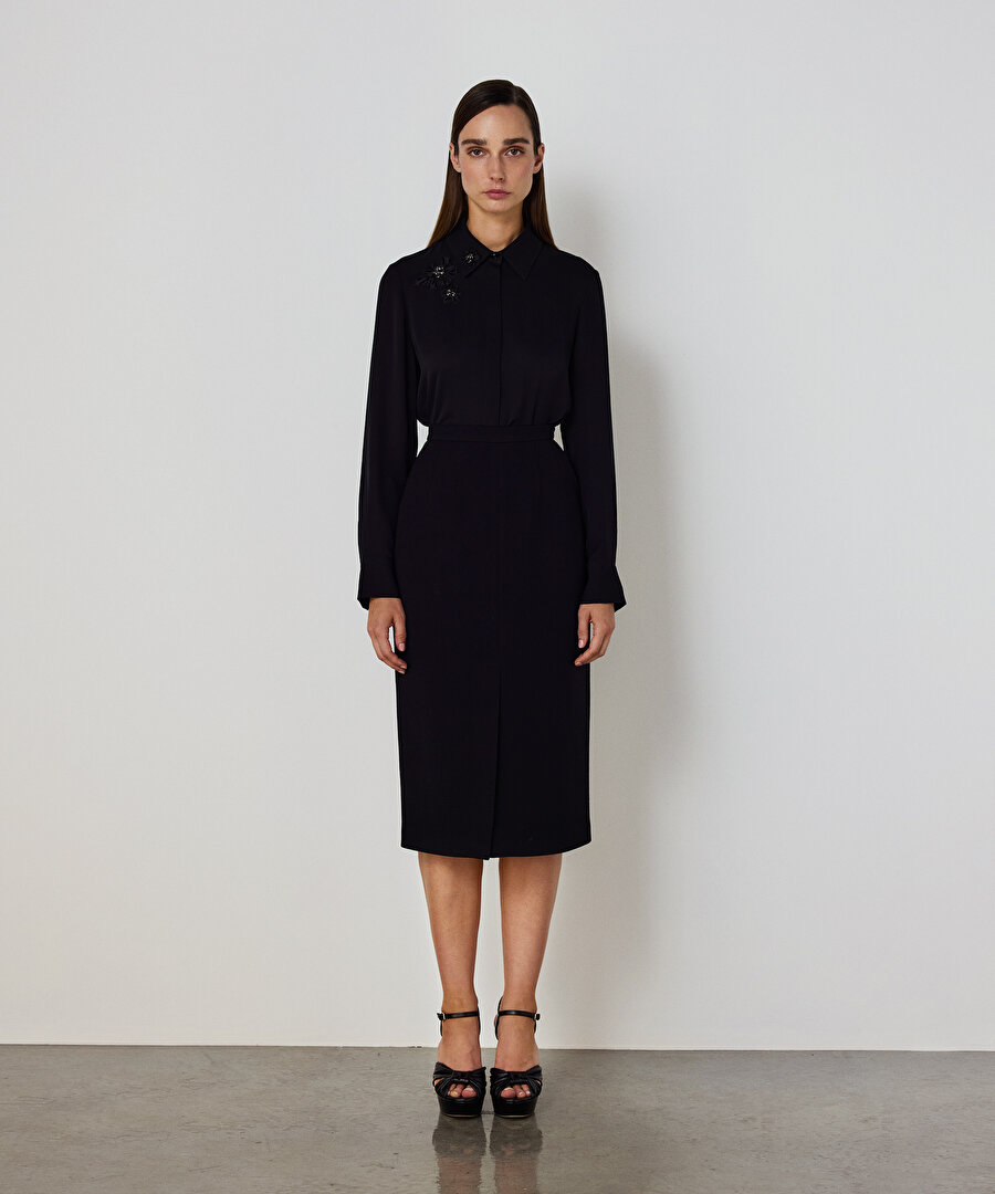 YIRTMAÇLI YÜN ETEK