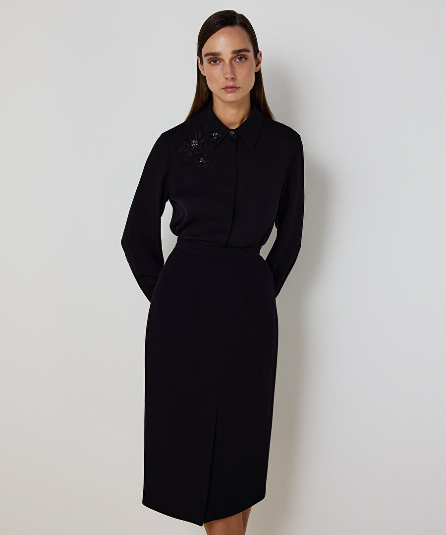 YIRTMAÇLI YÜN ETEK