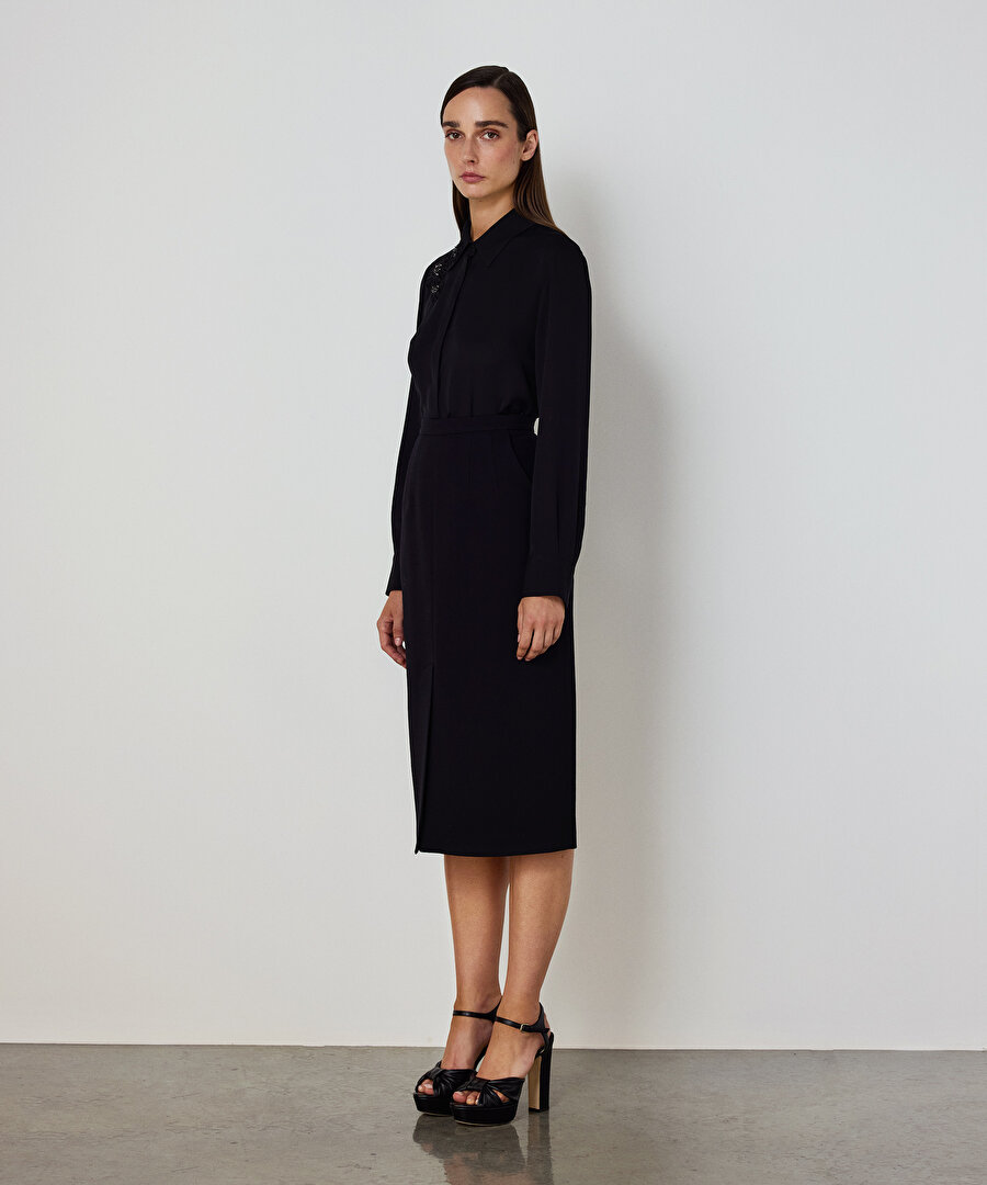 YIRTMAÇLI YÜN ETEK