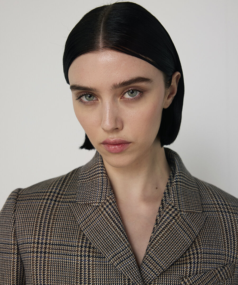 KAZAYAĞI DESEN YÜN BLAZER