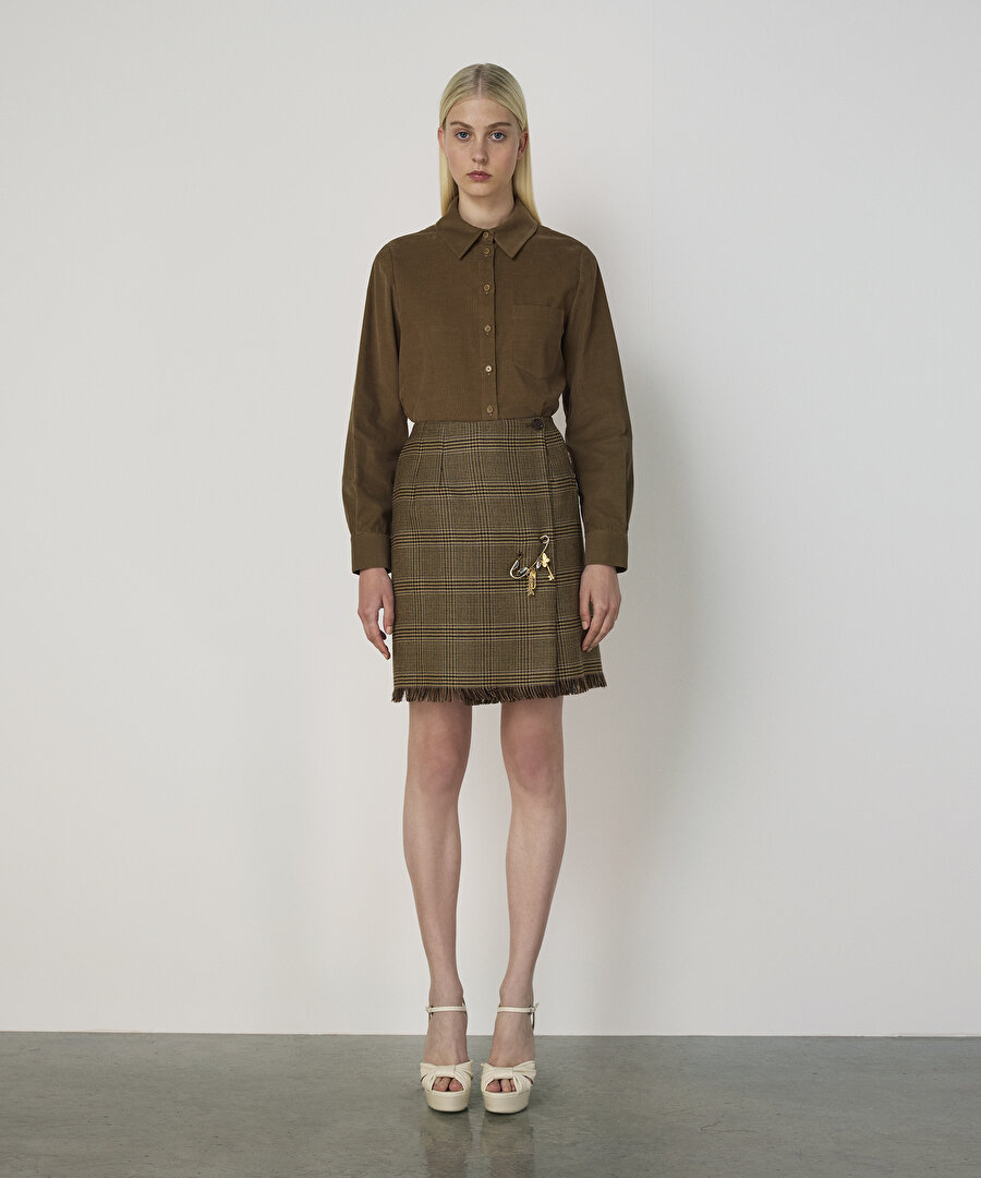 BASIC KADİFE GÖMLEK