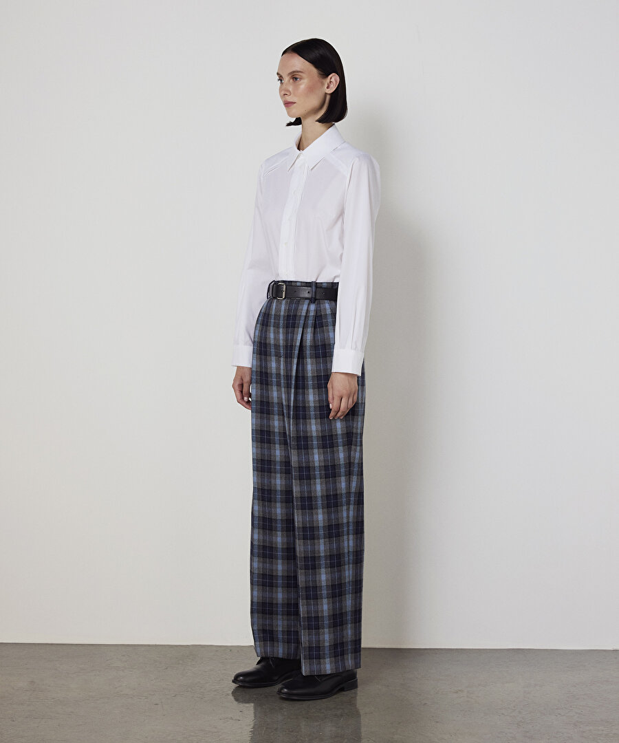 NERVÜRLÜ POPLİN GÖMLEK