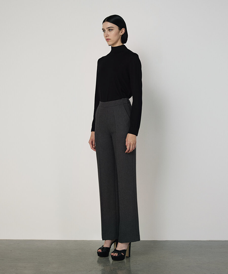 BALIKÇI YAKA YÜN TRİKO 