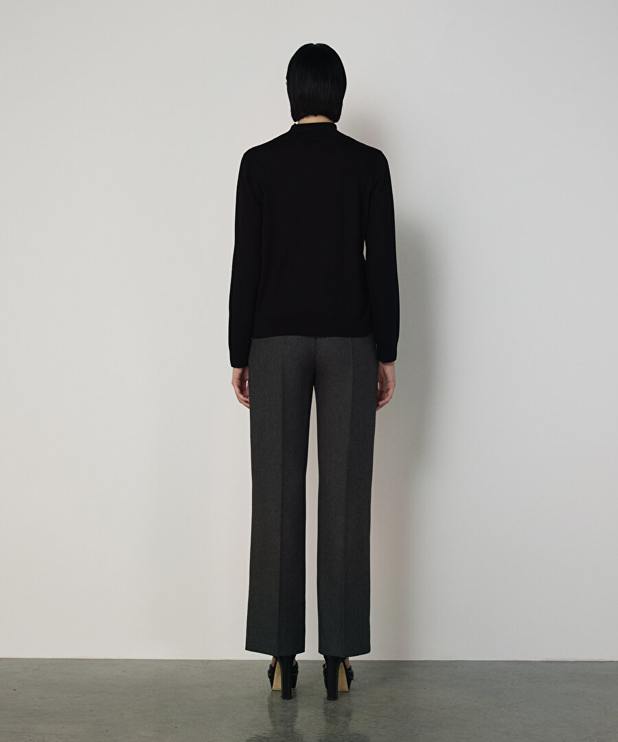 BALIKÇI YAKA YÜN TRİKO 