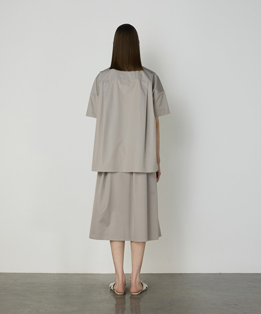 Oversize poplin gömlek