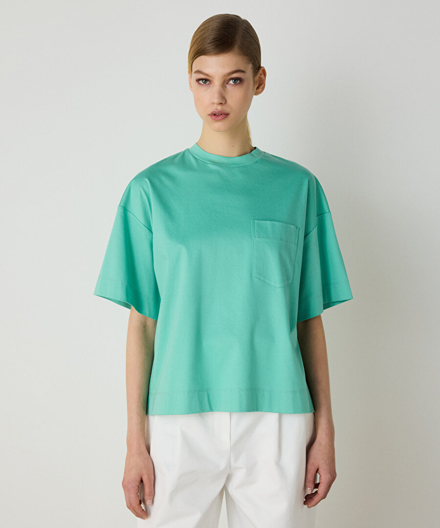 Cepli basic tişört