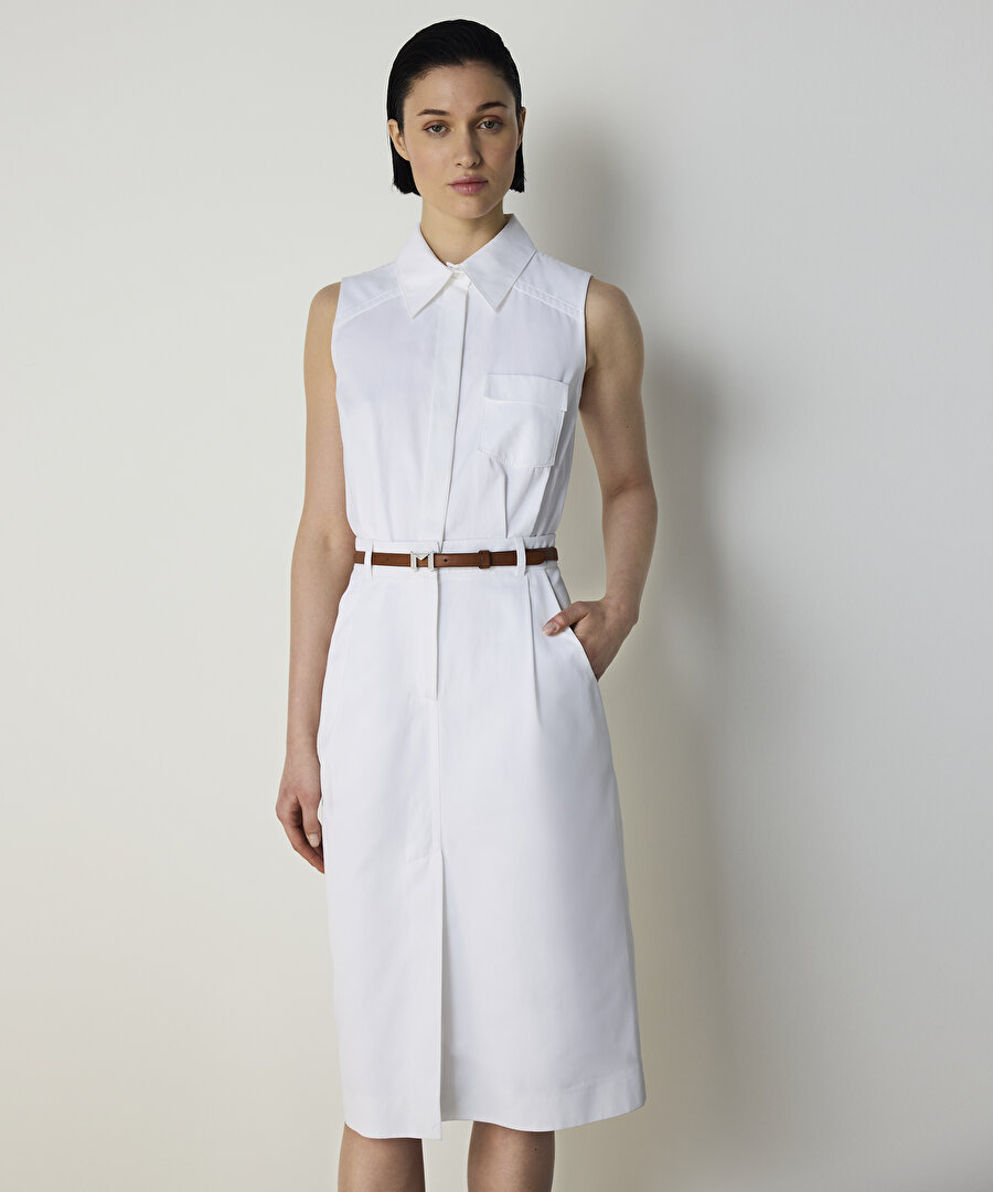 ÇİFT PARÇA GÖRÜNÜM CEPLİ ELBİSE