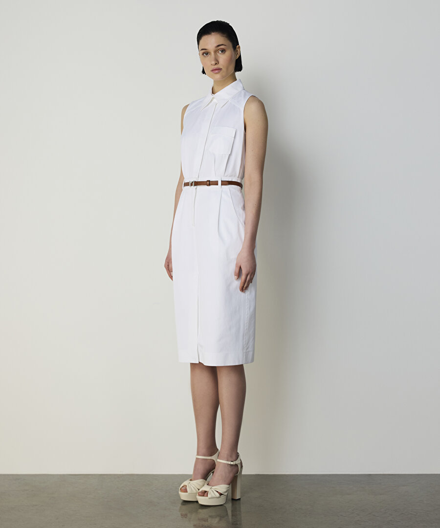 ÇİFT PARÇA GÖRÜNÜM CEPLİ ELBİSE