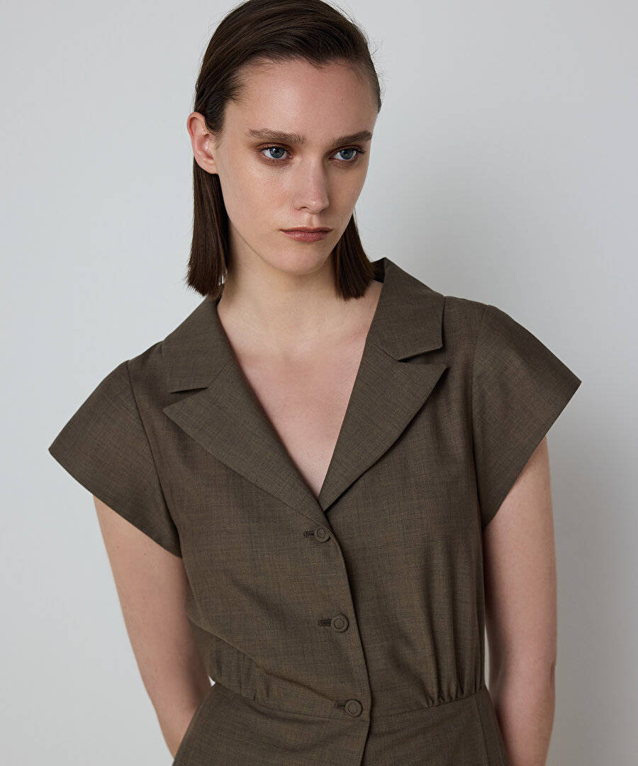 PİLELİ YÜN ELBİSE