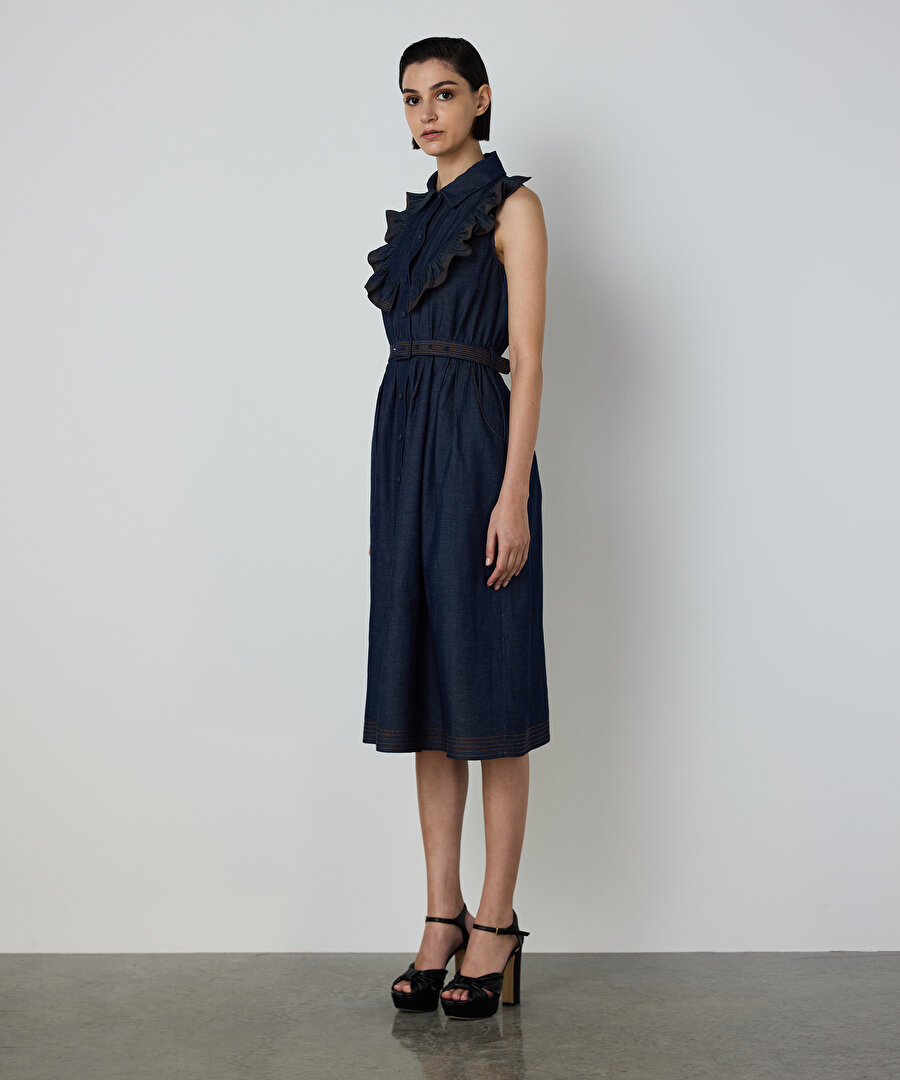 CHAMBRAY GÖMLEK ELBİSE 