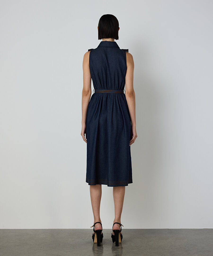 CHAMBRAY GÖMLEK ELBİSE 