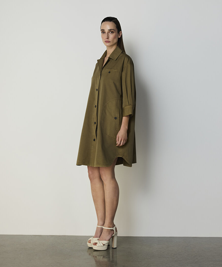 CEPLİ GÖMLEK ELBİSE