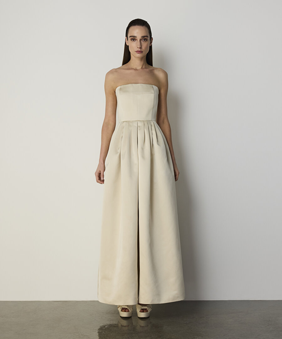 STRAPLEZ MAKSİ ELBİSE