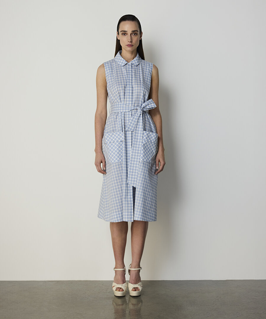 EKOSE DESEN GÖMLEK ELBİSE