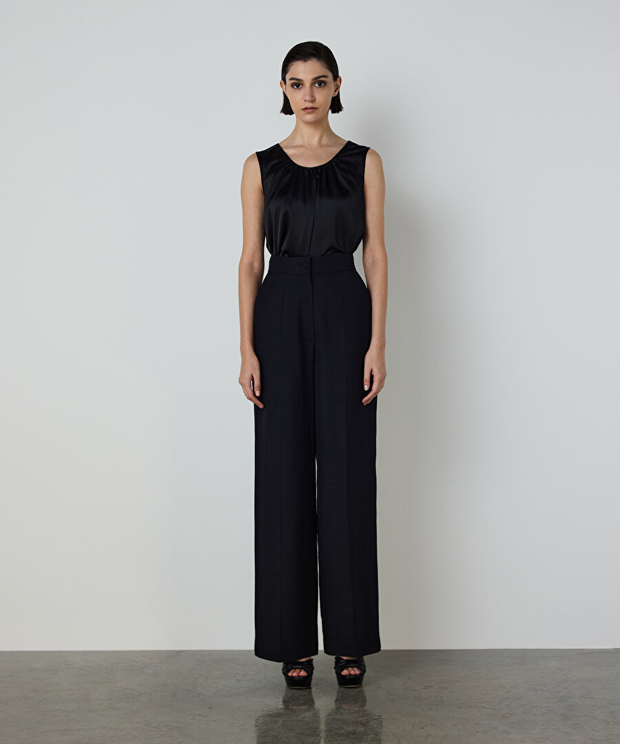 WIDE LEG VİSKOZ PANTOLON