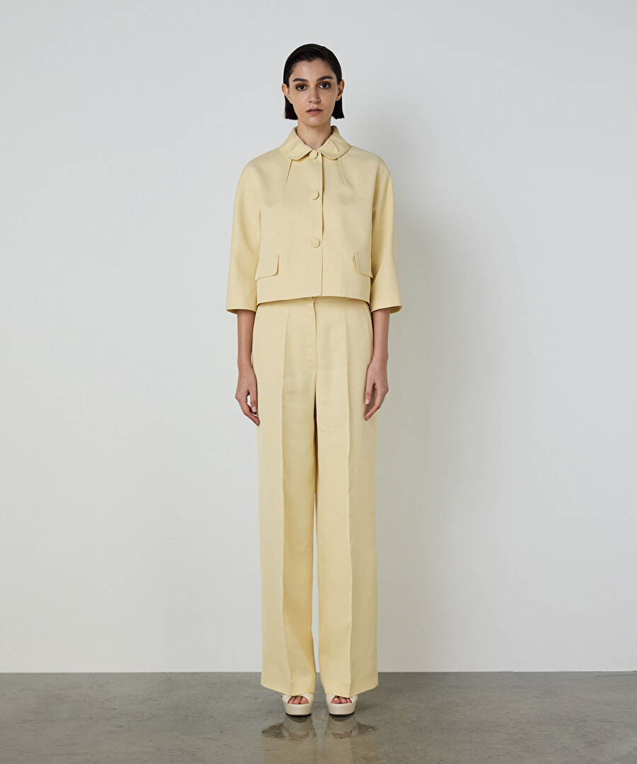 WIDE LEG VİSKOZ PANTOLON