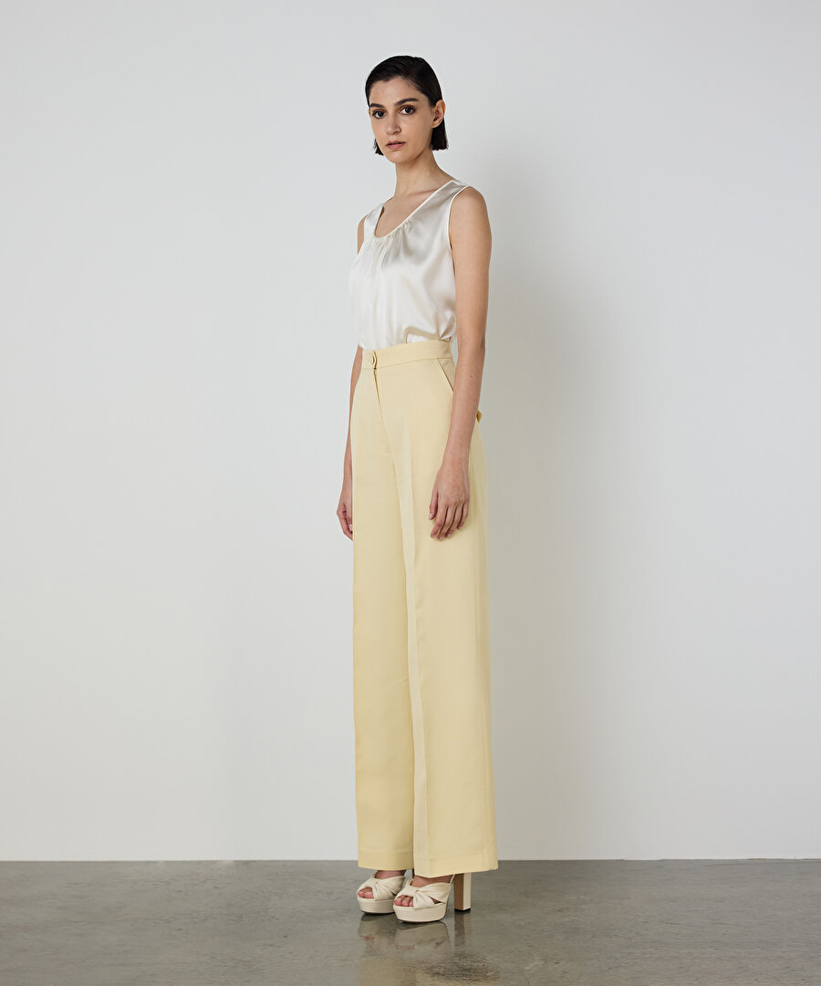 WIDE LEG VİSKOZ PANTOLON
