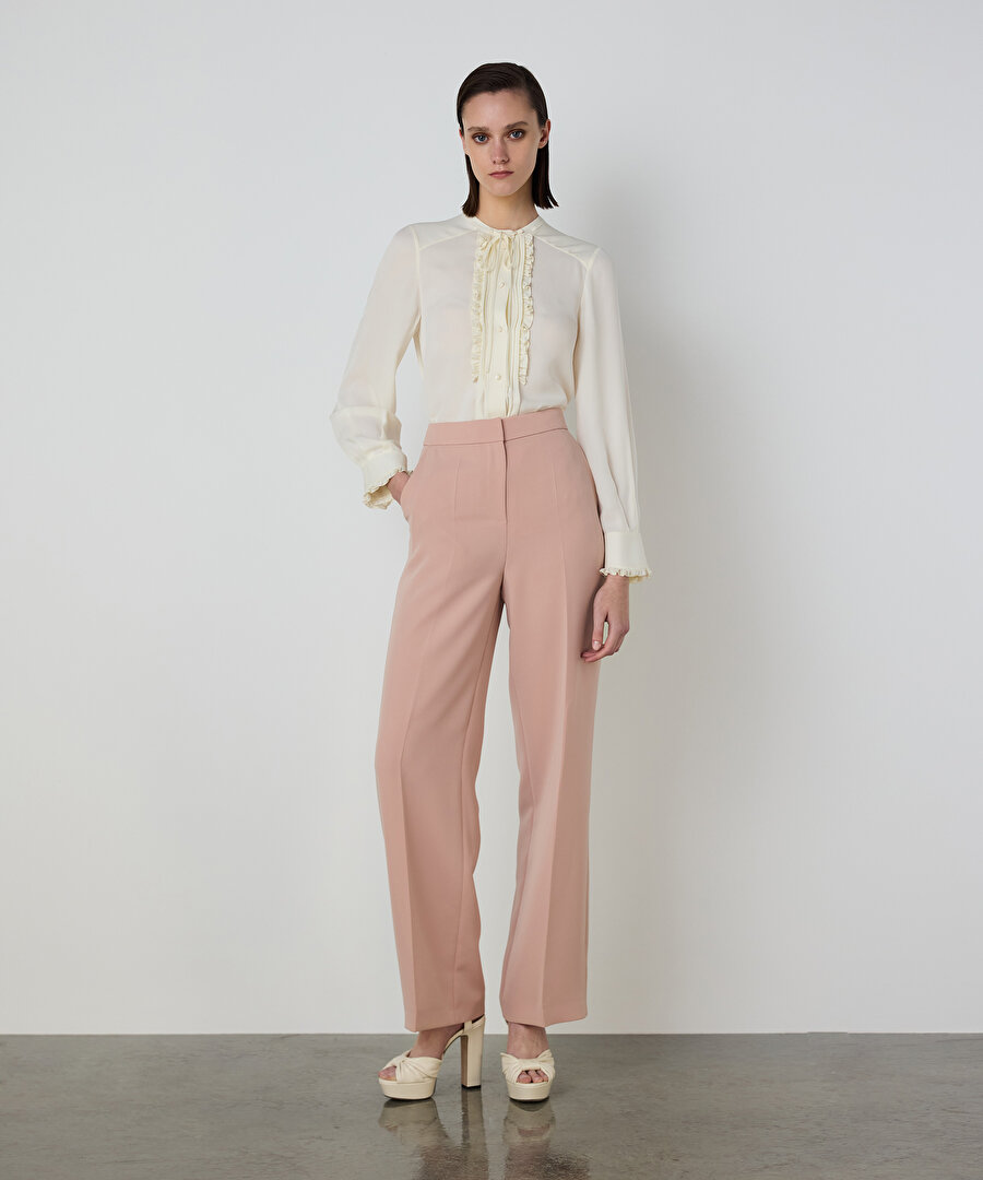 CEPLİ WIDE LEG PANTOLON