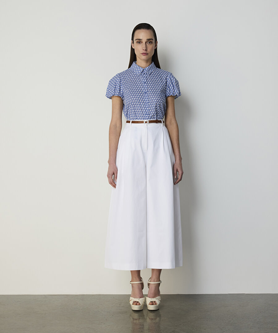 PİLELİ CULOTTE PANTOLON