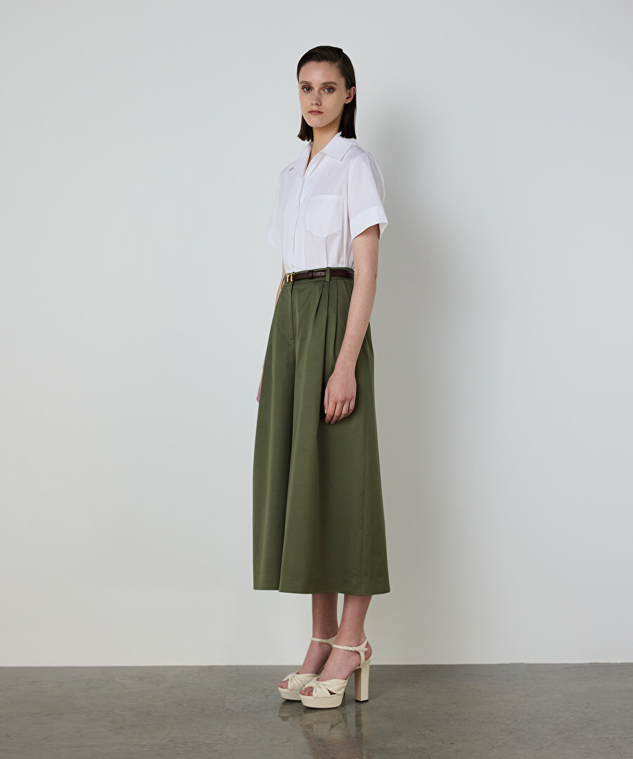 PİLELİ CULOTTE PANTOLON