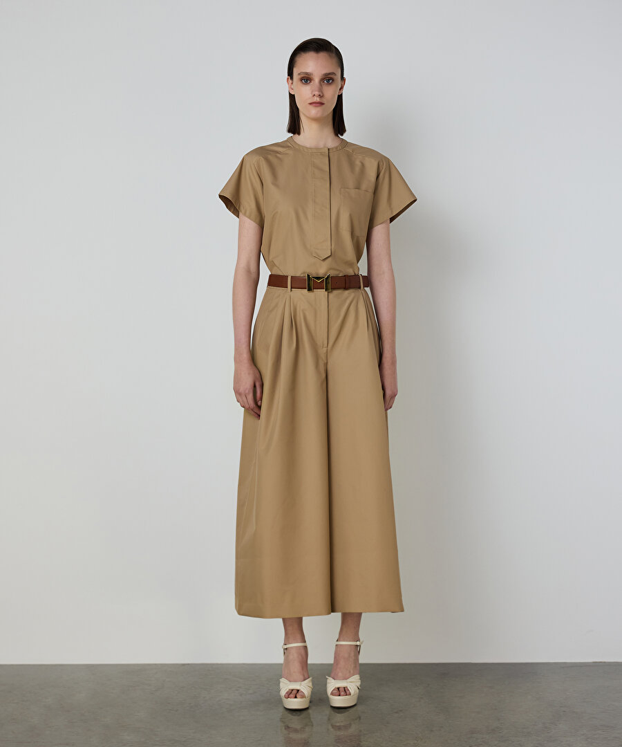 PİLELİ CULOTTE PANTOLON