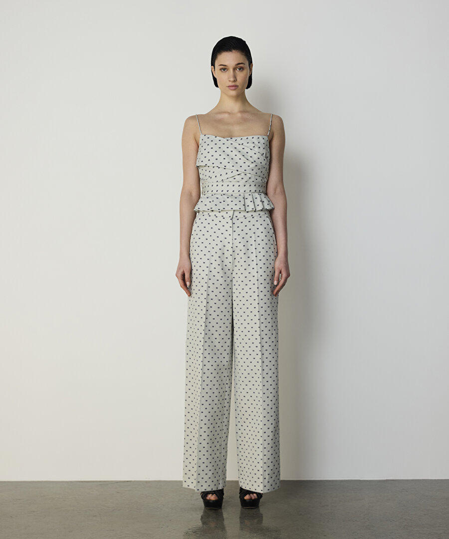 YENGEÇ DESENLİ PANTOLON