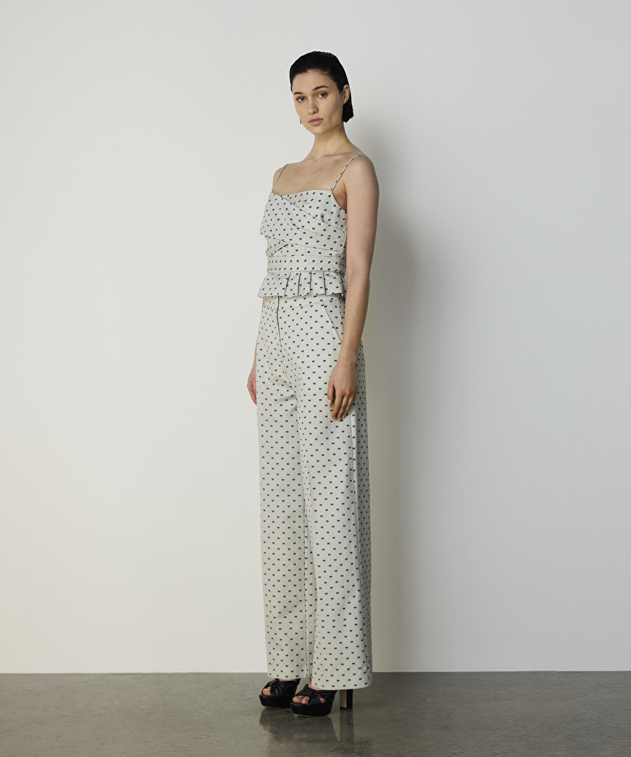 YENGEÇ DESENLİ PANTOLON