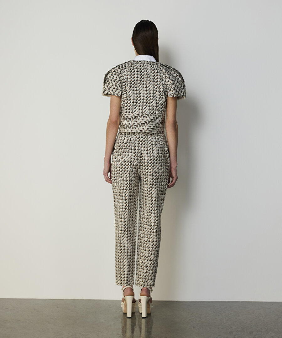 DESENLİ CIGARETTE FİT PANTOLON