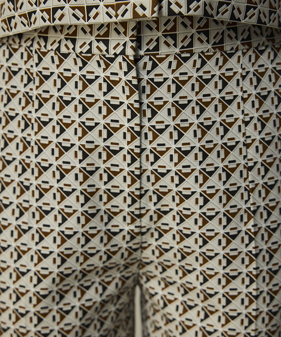 DESENLİ CIGARETTE FİT PANTOLON