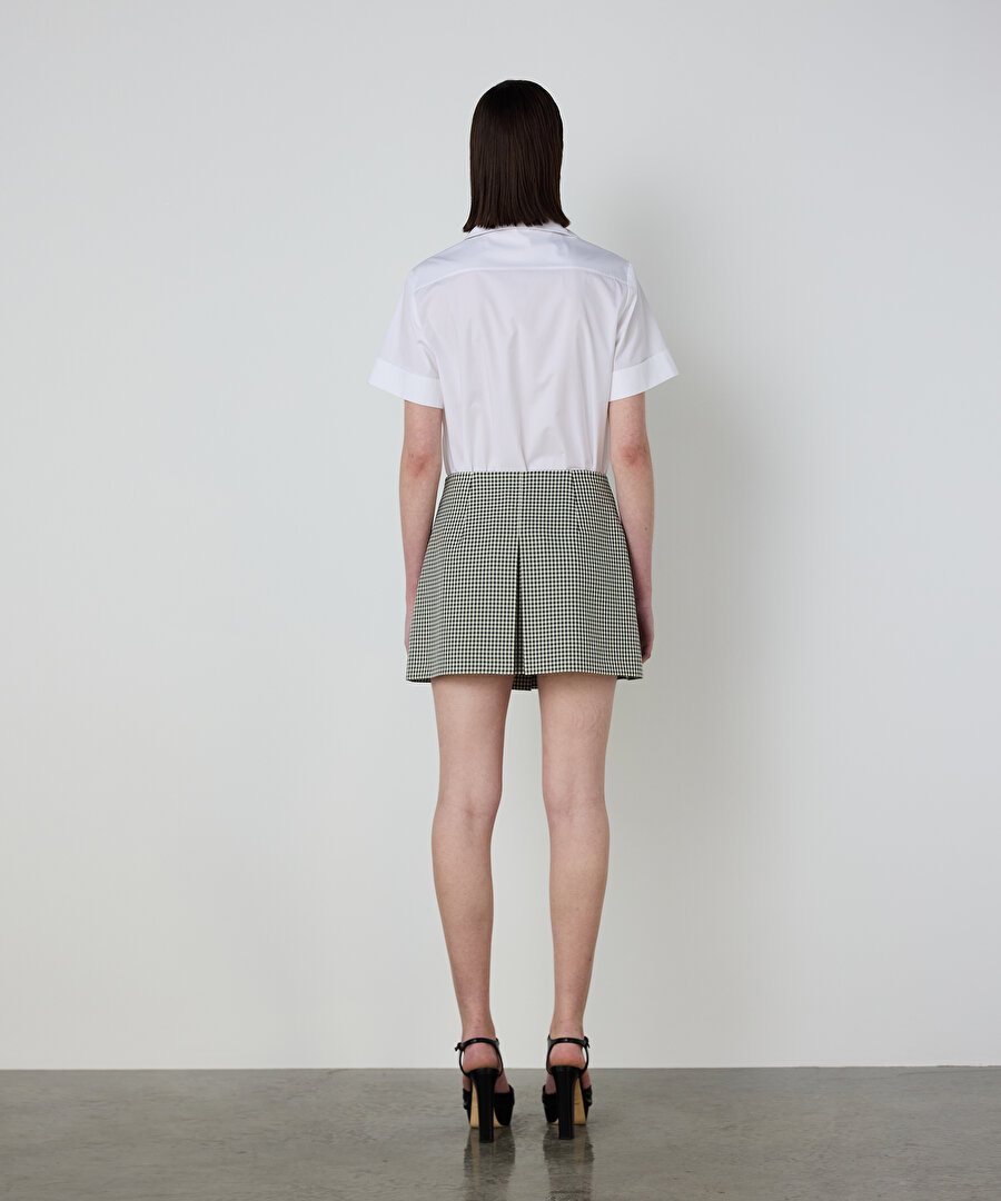 PÖTİKARE DESEN MİNİ ETEK