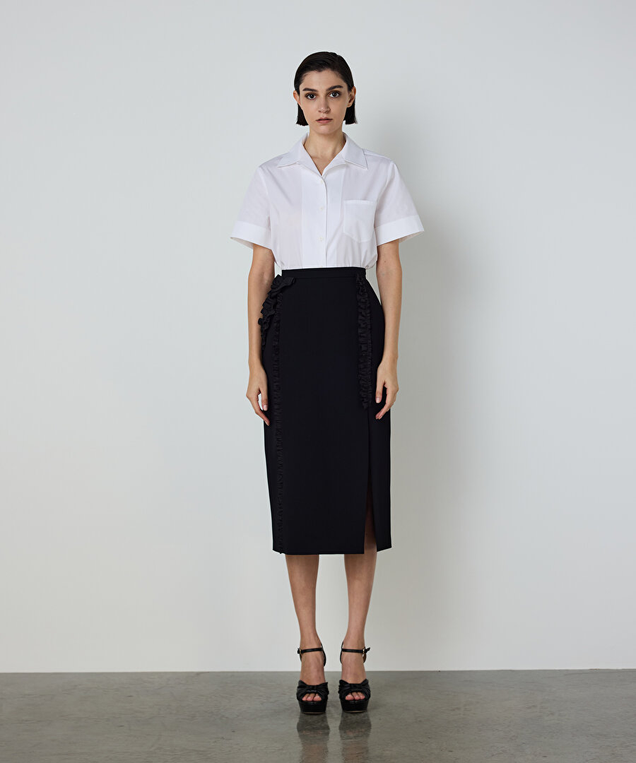 FIRFIR ŞERİTLİ ETEK