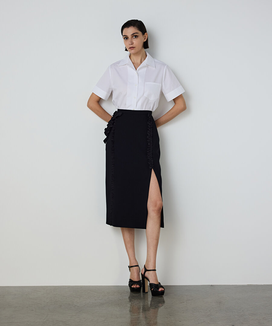 FIRFIR ŞERİTLİ ETEK