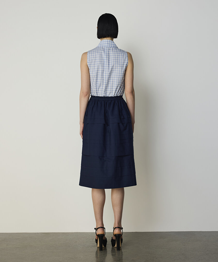 AYARLANABİLİR BEL NERVÜRLÜ ETEK