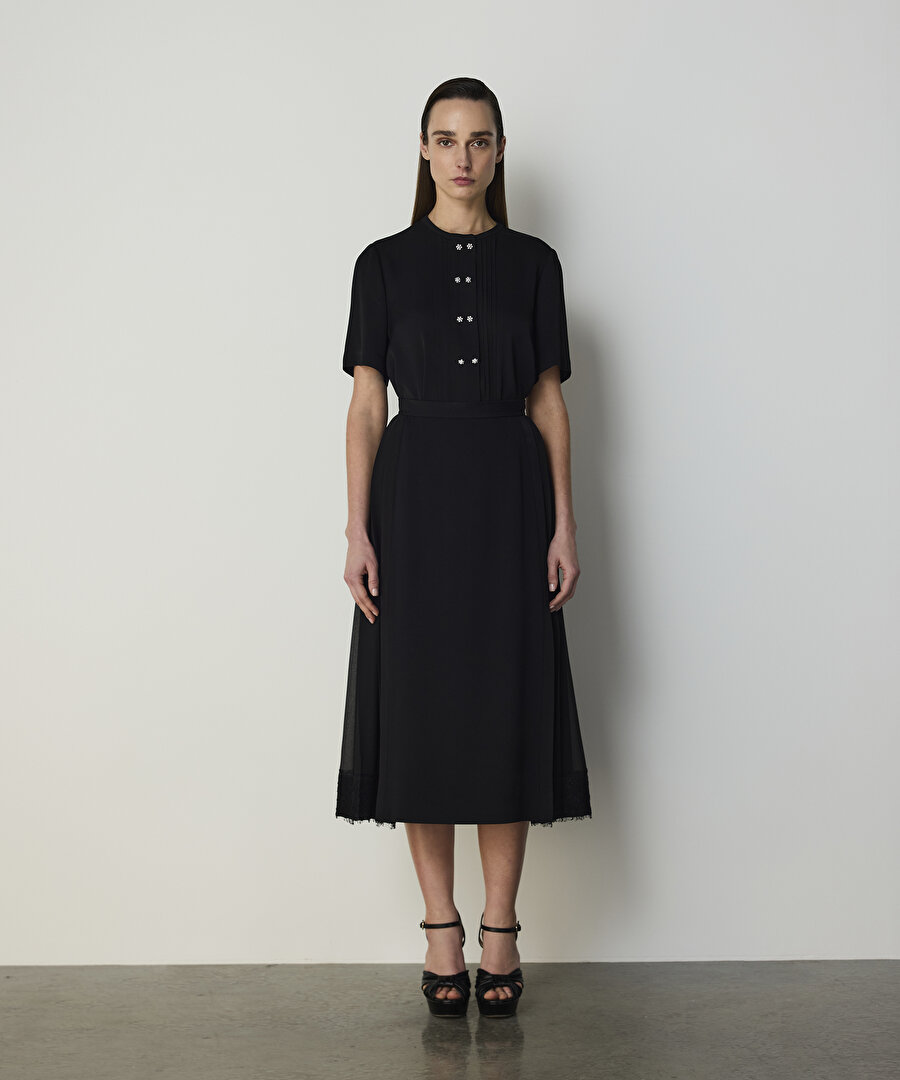 DANTEL MIX PİLELİ ETEK