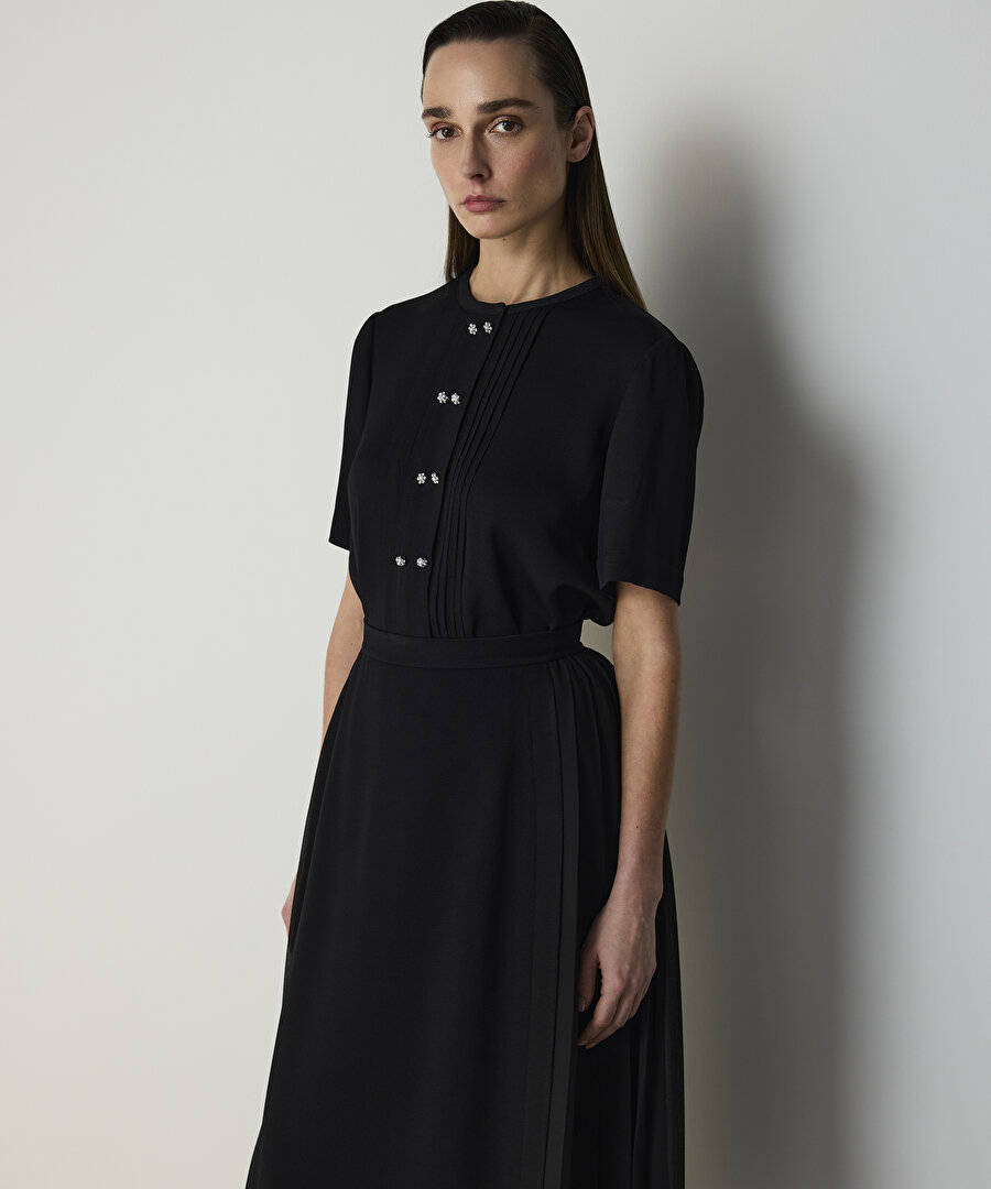 DANTEL MIX PİLELİ ETEK