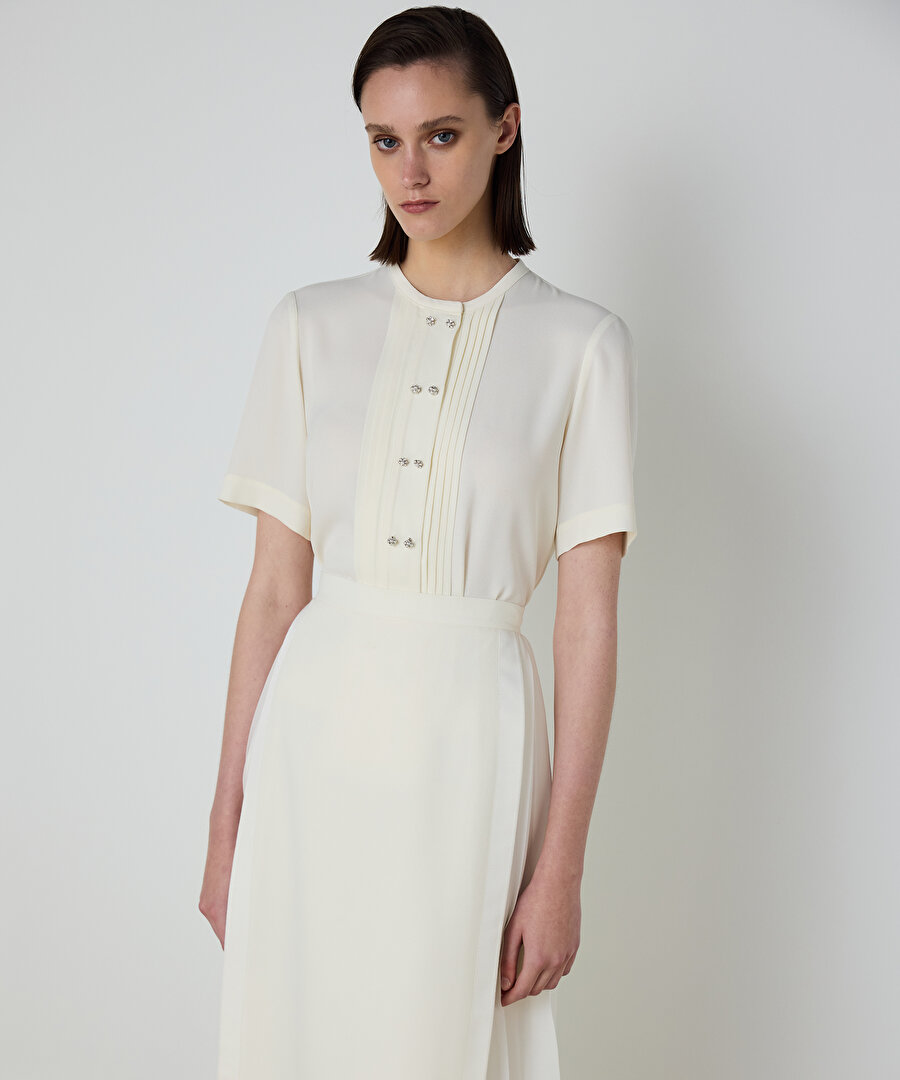 DANTEL MIX PİLELİ ETEK