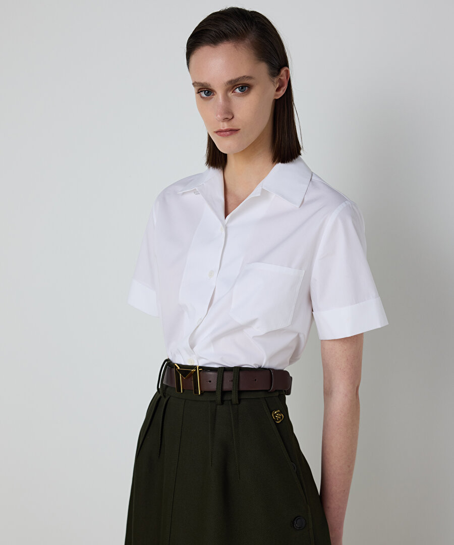 KARMA AKSESUARLI MİDİ ETEK