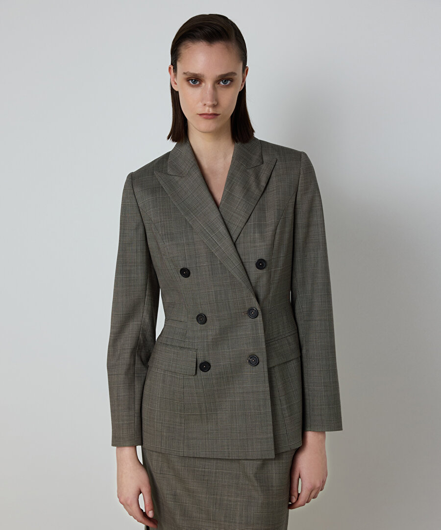 EKOSE DESEN VATKALI CEKET