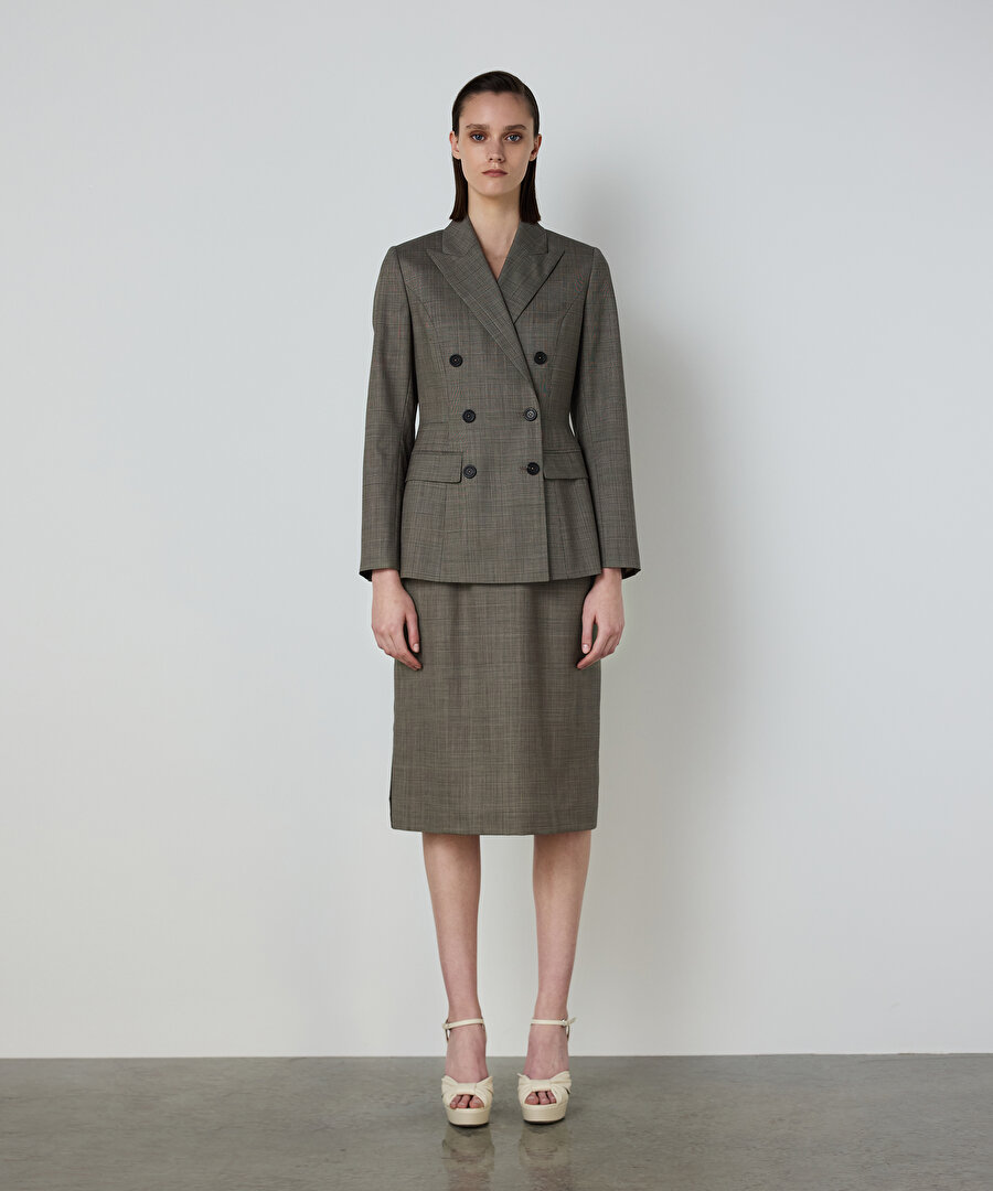 EKOSE DESEN VATKALI CEKET