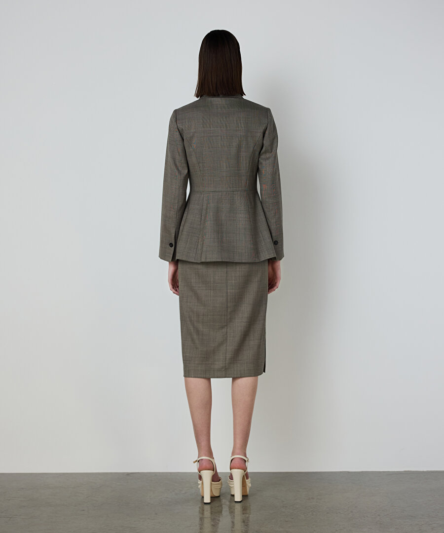 EKOSE DESEN VATKALI CEKET