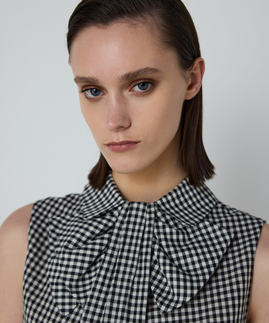 PÖTİKARE DESEN BLUZ