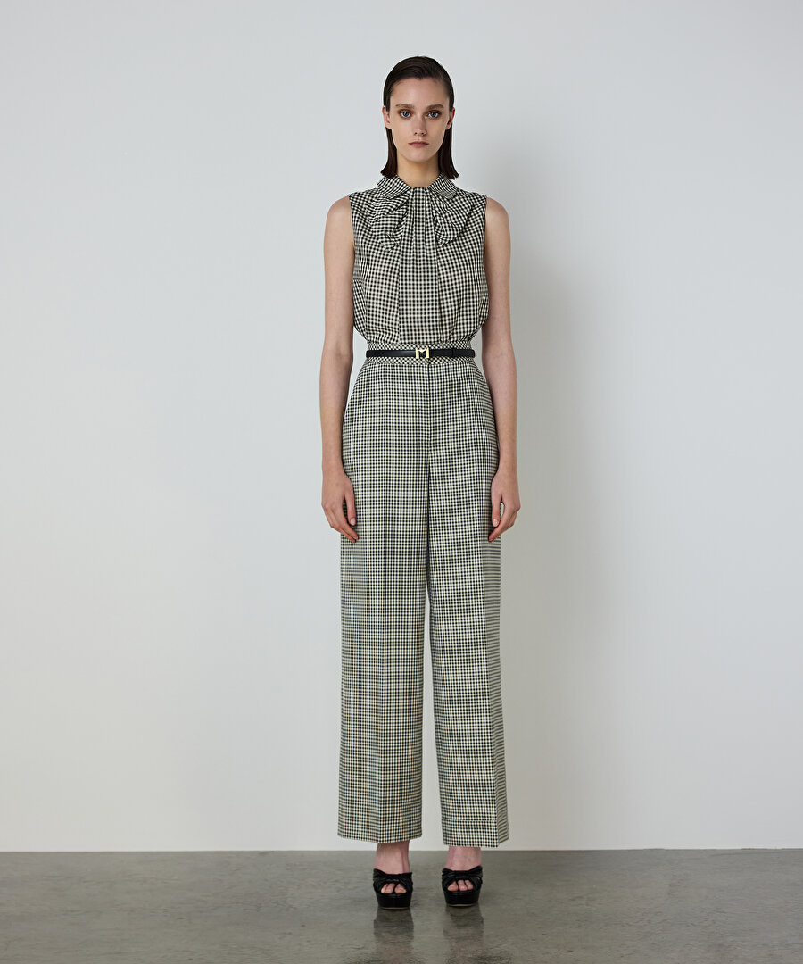 PÖTİKARE DESEN BLUZ