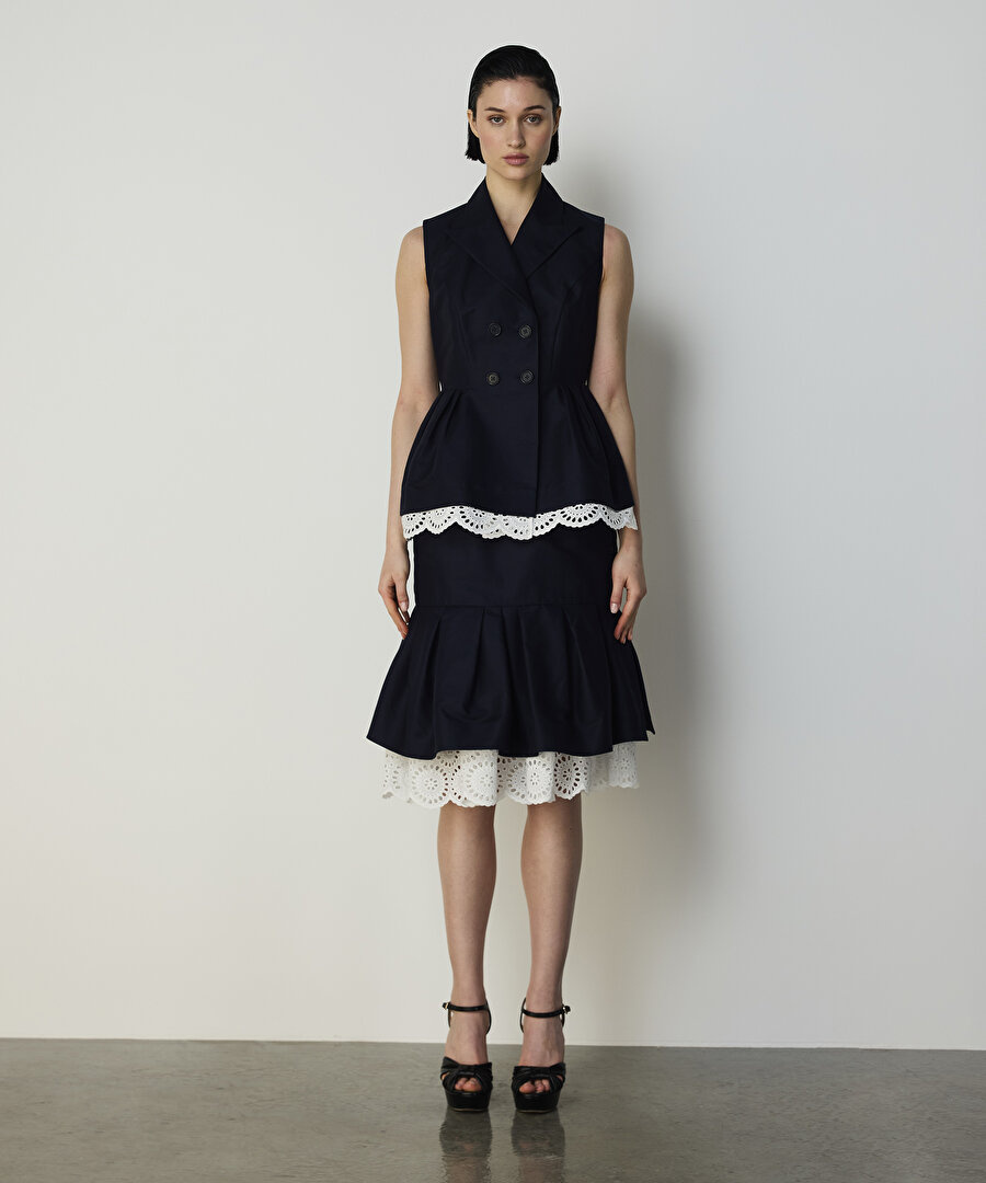 FİSTO GARNİLİ PEPLUM YELEK