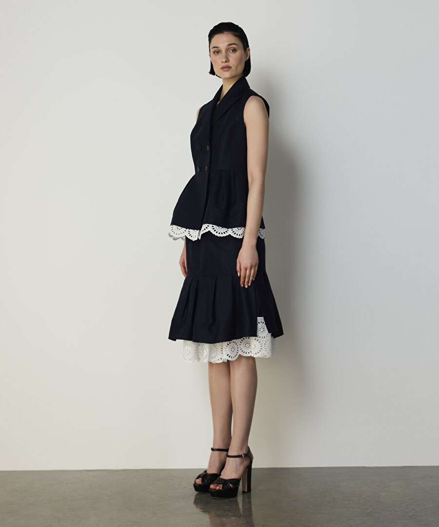 FİSTO GARNİLİ PEPLUM YELEK