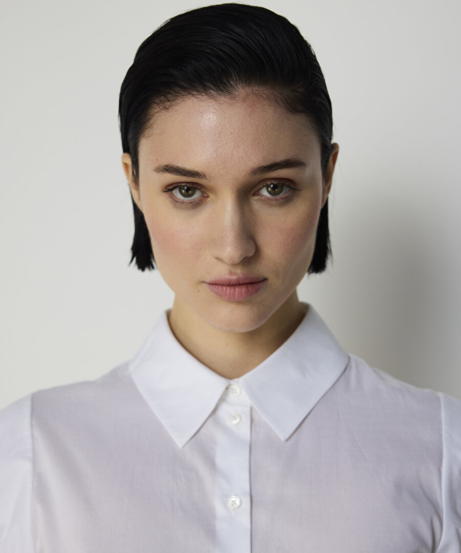 BALON KOL POPLİN GÖMLEK